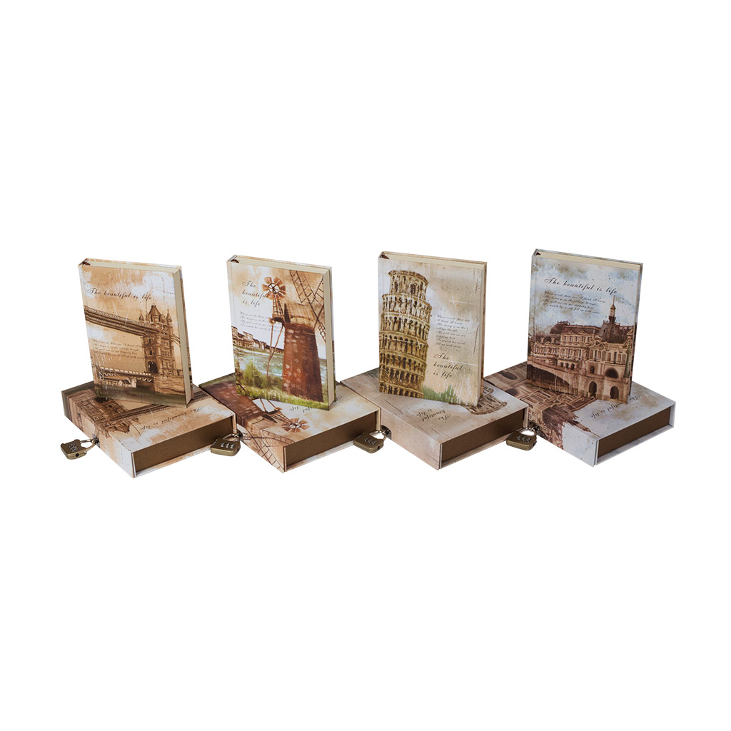 

Блокнот с шкатулке Kaktus The Beautiful is Life 4 вида 18 см (HN-10806)