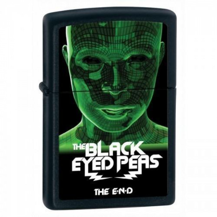 

Зажигалка Zippo 218 BLACK EYED PEAS зеленая