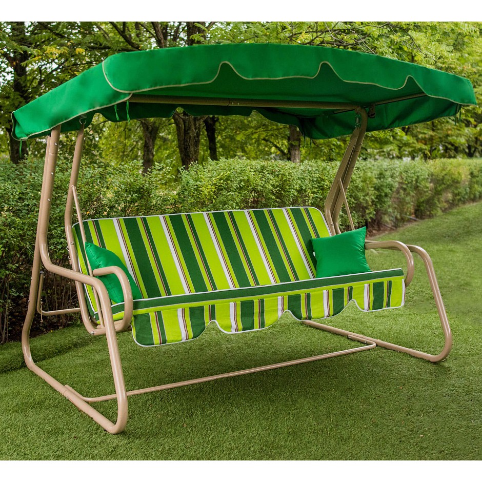 

Качели садовые раскладные Солярис Премиум 180 см без мягкого подголовника цвет Украинские конструкции