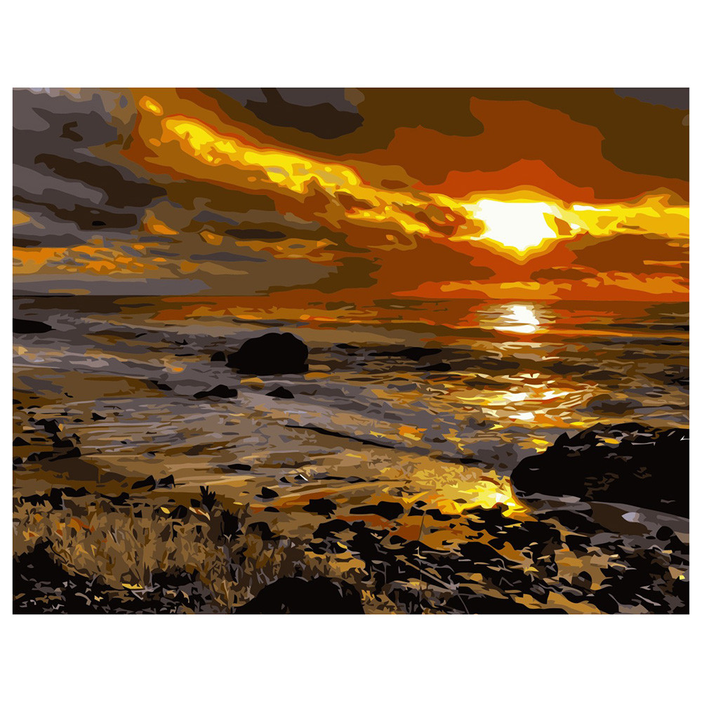 

Картина по номерам Закат на море, 40*50 см, ST