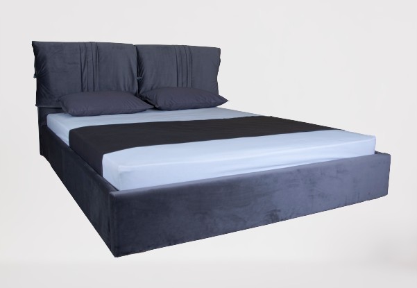 

Кровать MELBI Оливия 160*200 см c подъемным механизмом серая