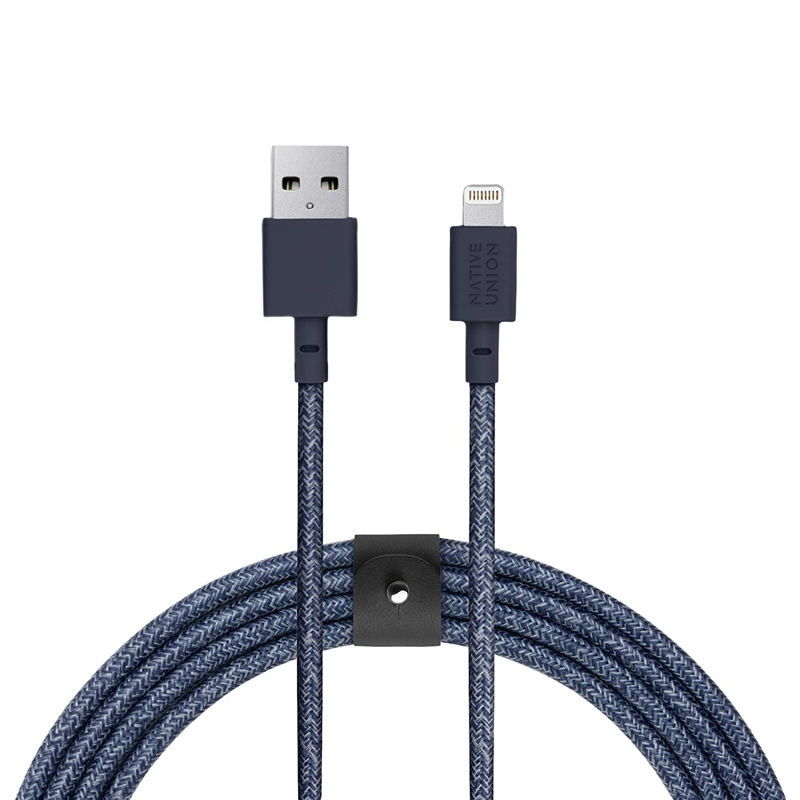 

Кабель Native Union Lightning to USB Belt Cable XL Indigo 3 m (BELT-L-IND-3-NP)