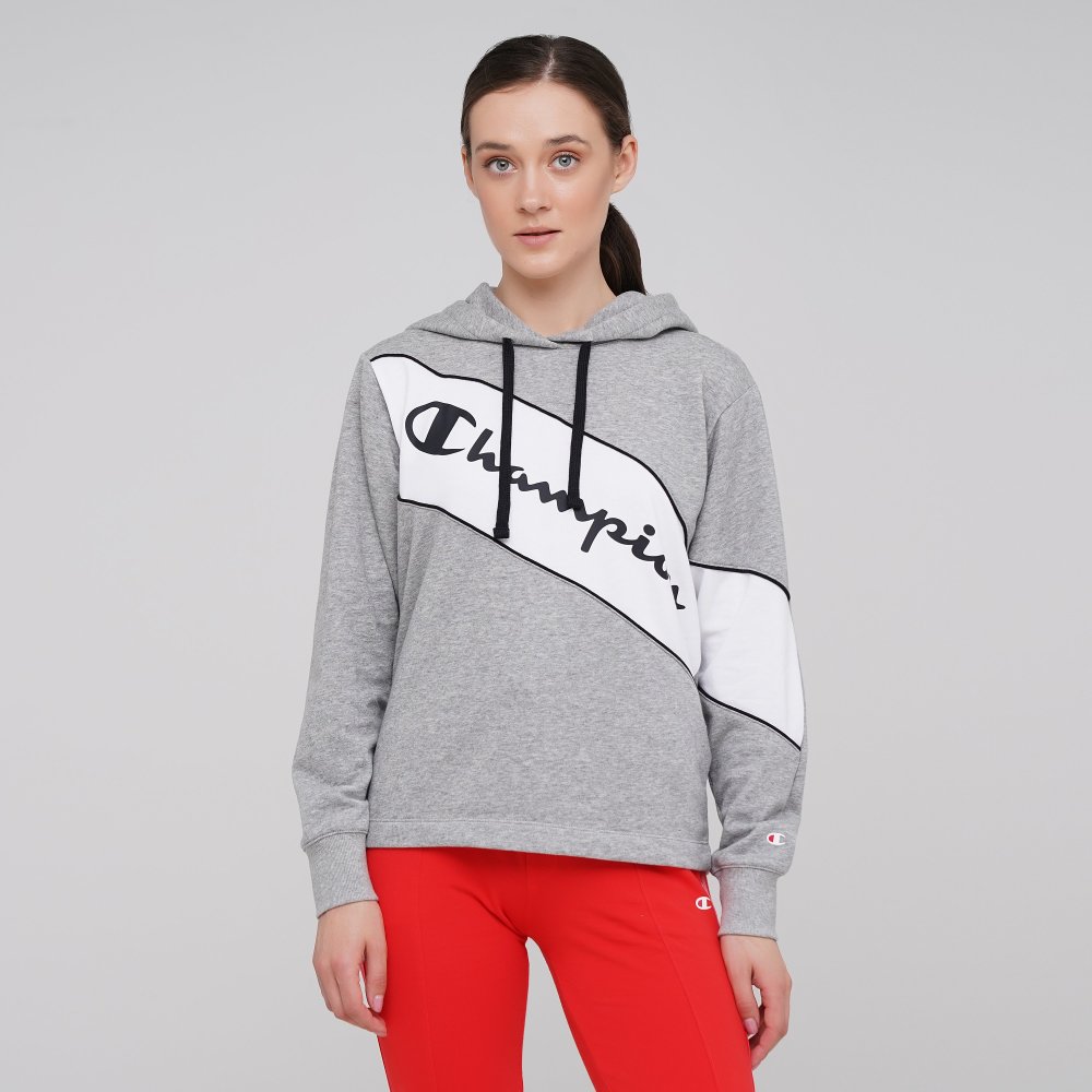 

Женское худи Champion Hooded Sweatshirt Серый 40 (cha114019-OXGM/OXGM)