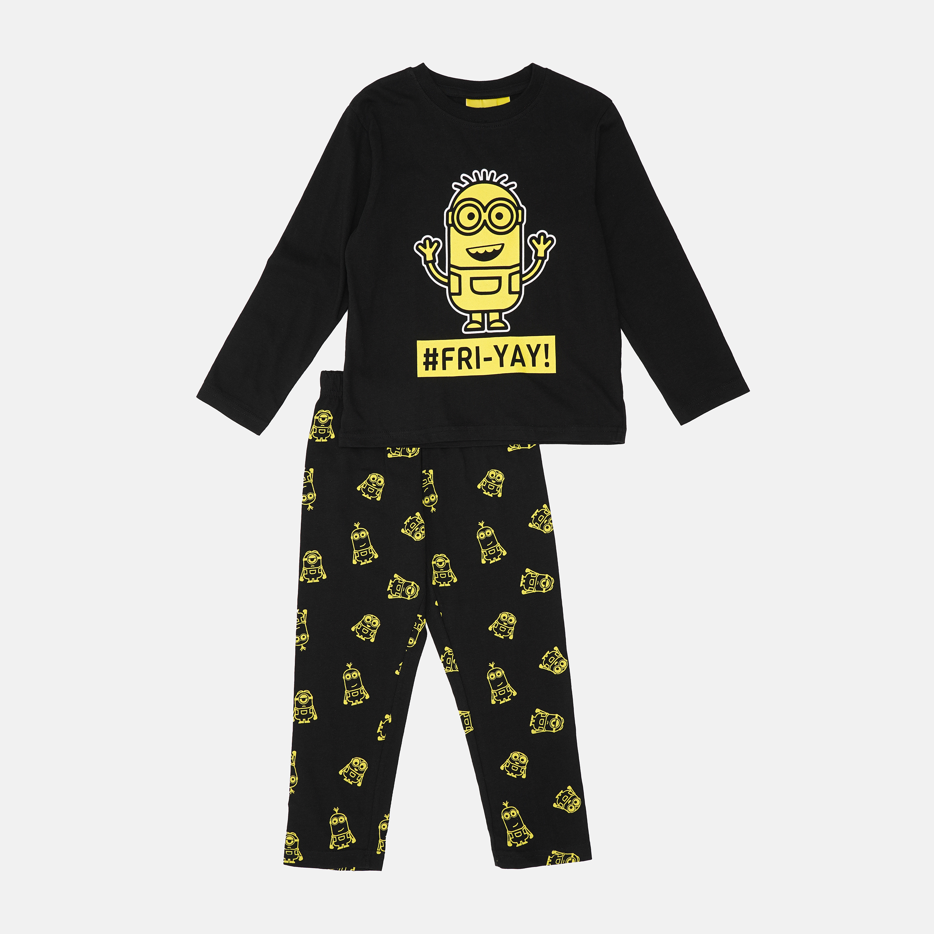 

Пижама (футболка с длинными рукавами + штаны) Disney Minions2 HU2045 104 см Черная