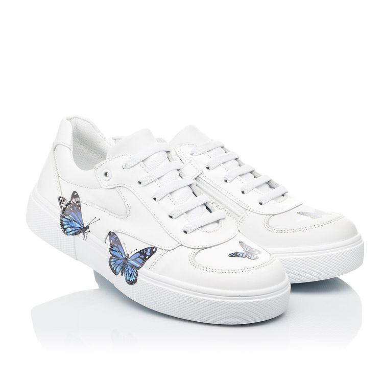 

Кеды (боковая молния) Woopy Fashion 29 белый (8119)