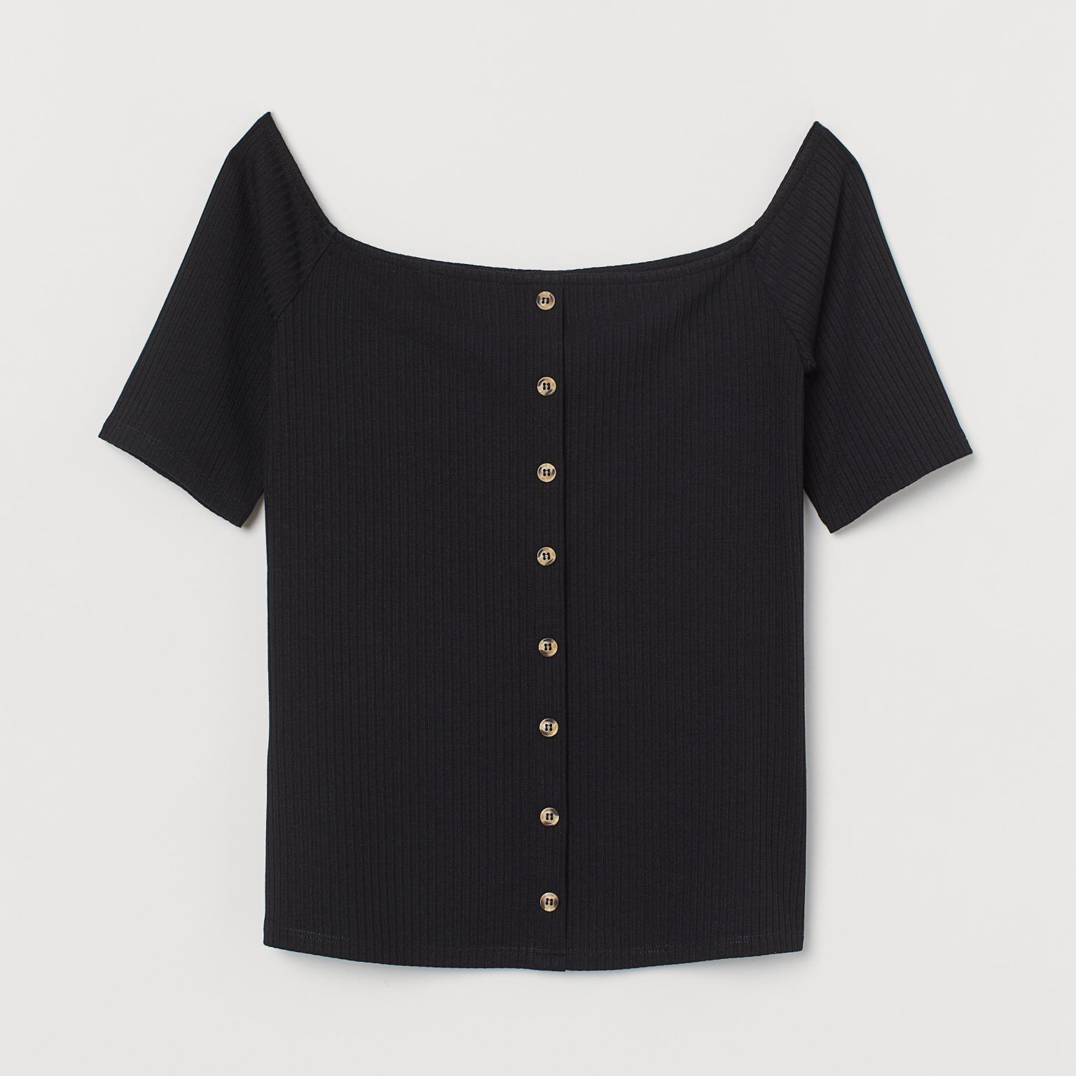 

Топ H&M 0865921001 S (165/88А) Черный