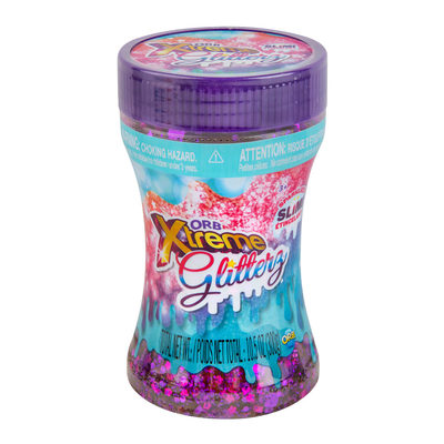 

Слайм ORB Xtreme glitterz Мега блестки фиолетовый (ORB40668-1) (10-554681)