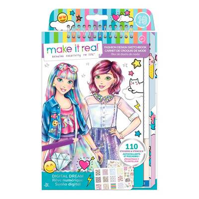 

Блокнот с трафаретами Make it Real Розовая мечта (MR3203) (10-542325)