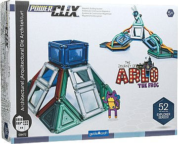 

Магнитный конструктор "PowerClix Explorer Series. Архитектура", 52 детали - GuideCraft (20-611694)