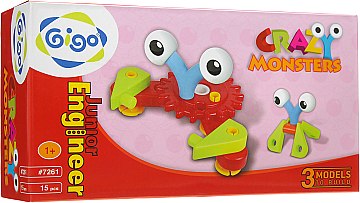

Конструктор "Сумасшедшие монстры", 3 модели - Gigo (20-296043)