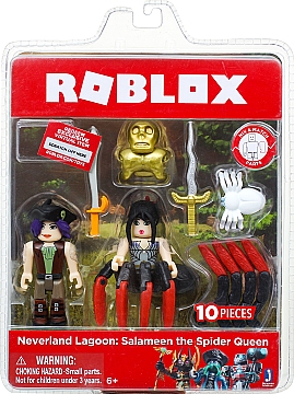 

Игровая коллекционная фигурка " Game Packs", Neverland Lagoon: Salameen the Spider Queen - Roblox Jazwares (20-709536)