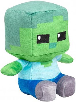 

Плюшевый сувенир Mini Crafter Zombie Plush Green - Minecraft Jinx (20-821422)