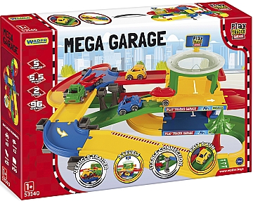 

Игровой набор "Play Tracks Garage", гараж с трассой - Wader (20-930763)