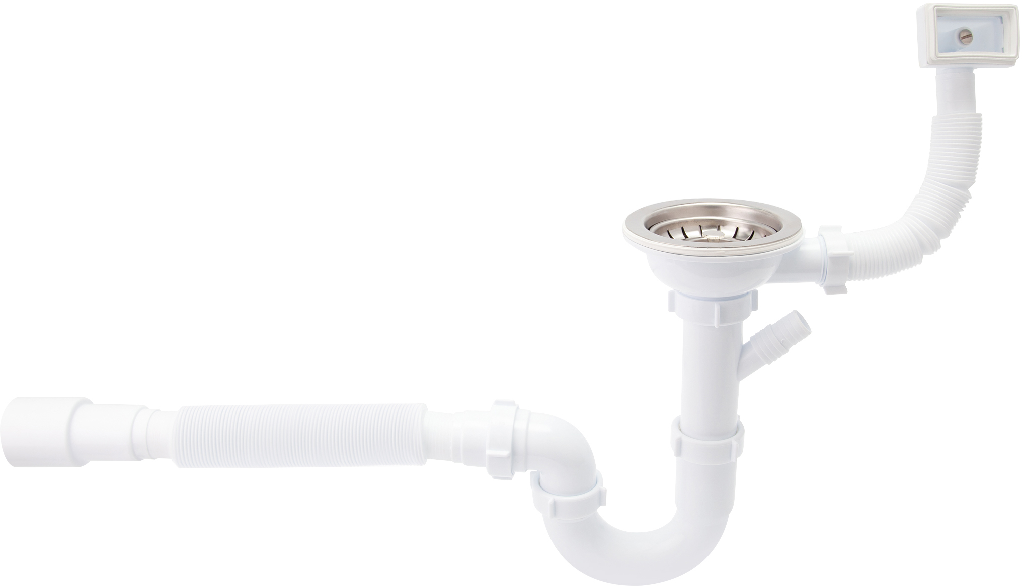 

Сифон для кухонной мойки LIDZ (WHI) 60 05 M004 00