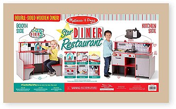 

Деревянная кухня–ресторан - Melissa&Doug (20-822252)