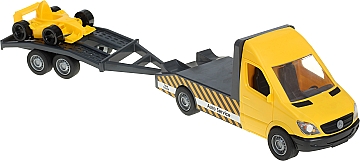 

Автомобиль "Mercedes-Benz Sprinter" эвакуатор с лафетом, желтый - Tigres (20-902287)