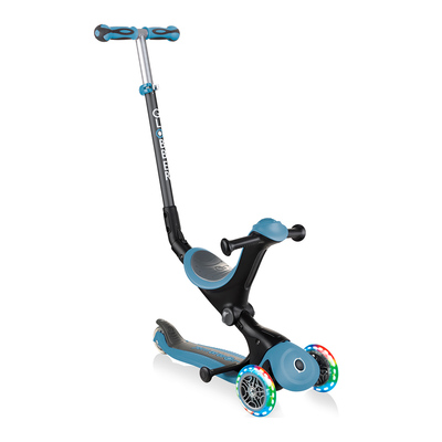 

Самокат Globber Go up deluxe lights 5 в 1 пепельно-голубой (646-200) (10-562418)