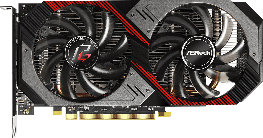 

ASRock PCI-Ex Radeon RX 5500 XT Phantom Gaming D 8G OC 8GB GDDR6 (128bit) (1685/14000) (HDMI, 3 x DisplayPort) (RX5500XT PGD 8GO)