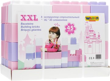 

Конструктор "XXL", 45 деталей - Полесье (20-473037)