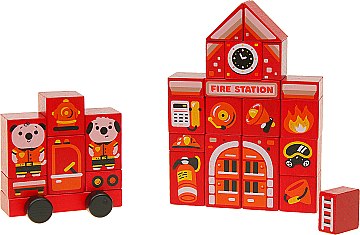 

Конструктор "Fire station", 26 элементов - Cubika (20-817644)