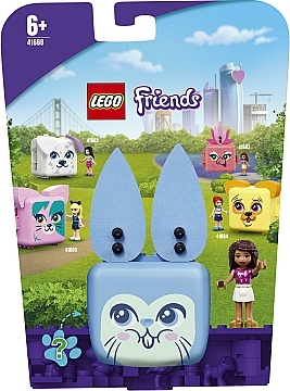 

Конструктор "Куб-кролик с Андреа", 45 деталей, 41666 - LEGO Friends (20-970806)