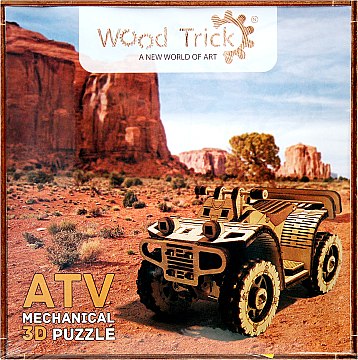 

Конструктор "Квадроцикл ATV", 57 деталей - Wood Trick (20-617648)