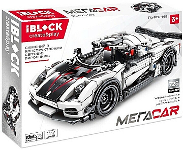 

Конструктор "МегаCar", 728 деталей - Iblock (20-966998)