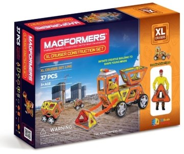 

Магнитный конструктор "Крейсеры XL. Строители", 37 элементов - Magformers (20-410611)