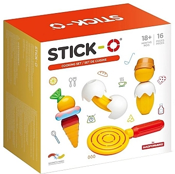 

Магнитный конструктор "Кухня", 16 деталей - Stick-O (20-921327)