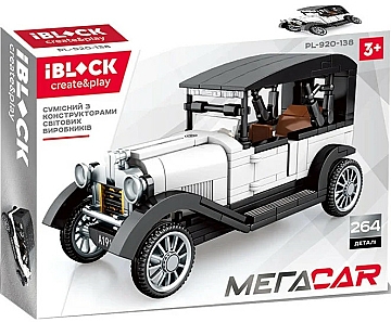 

Конструктор "Ретро автомобиль", 264 детали - Iblock (20-966939)