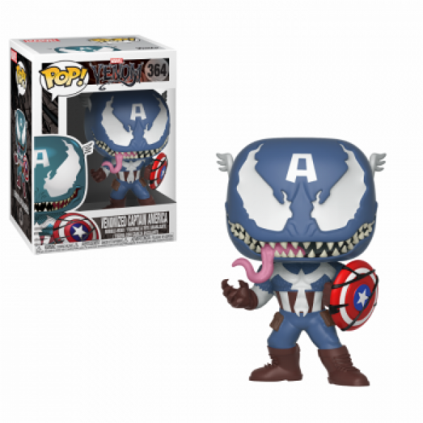 

Фигурка Funko POP! Venom: Venom/Captain America Vinyl Figure, 32686, 10 см