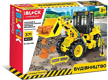 

Конструктор "Iblock", бульдозер, 371 деталь - Shantou (20-997488)