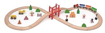 

Железная дорога, 39 деталей - Viga Toys (20-760486)