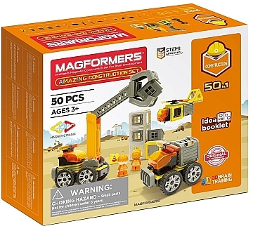 

Магнитный конструктор "Строители", 50 элементов - Magformers (20-954575)