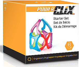 

Магнитный конструктор "PowerClix Organics. Базовый набор", 6 деталей - GuideCraft (20-611710)