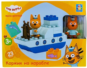 

Игровой набор-конструктор "Коржик на корабле" - Три кота (20-1004051)