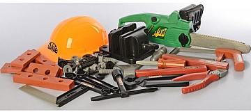 

Игровой набор инструментов A99-1 "Tool Set", с желтой каской и зеленой пилой - Bambi (20-953287)