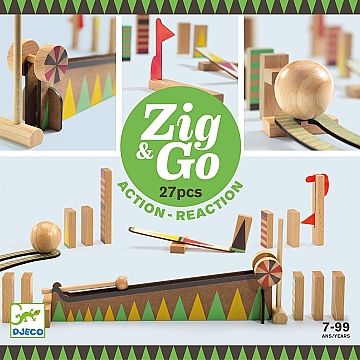 

Конструктор "Zig & Go", 27 деталей - Djeco (20-936281)