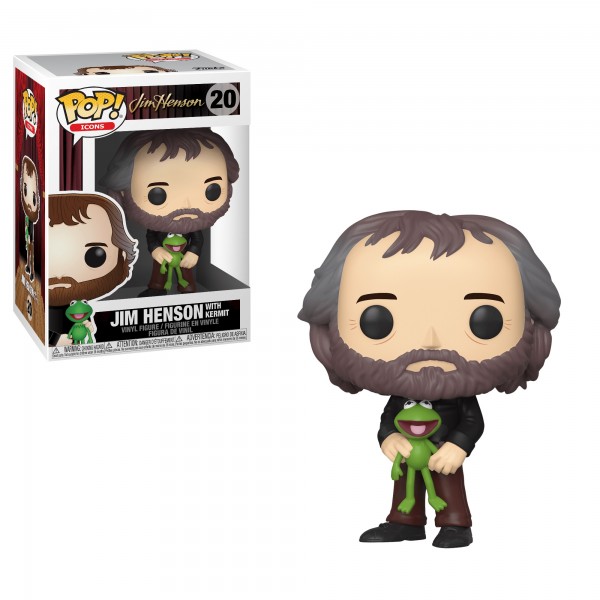 

Фигурка Funko POP! Icons: Henson - Jim Henson with Kermit Vinyl Figure, 37287, 10см