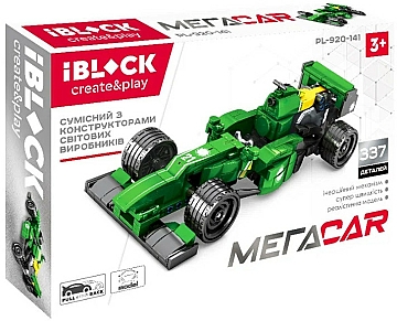 

Конструктор "МегаCar", 337 деталей - Iblock (20-966995)