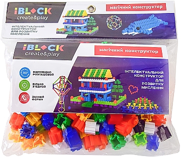 

Игрушка-конструктор "Блоки", 88 деталей - Iblock (20-967152)