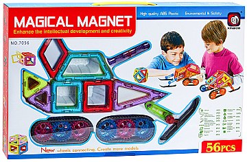 

Игровой набор «Магнитный конструктор», 56 эл. - Qunxing Toys (20-820642)