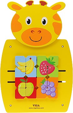 

Игрушка настенная "Жираф с фруктами" - Viga Toys (20-562733)