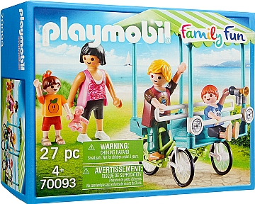

Игровой набор "Семейный трехколесный велосипед" - Playmobil (20-953753)