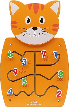 

Игрушка настенная "Кот с цифрами" - Viga Toys (20-579571)