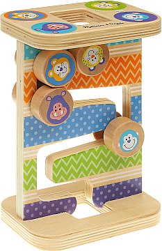

Деревянная зигзаг башня с роликами "Животные сафари" - Melissa&Doug (20-607320)