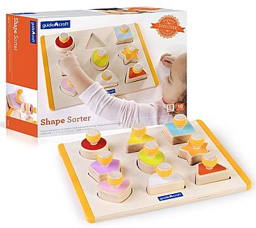 

Сортер Manipulatives "Формы с ручками" - Guidecraft (20-735946)