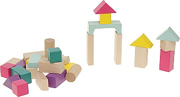 

Деревянный конструктор, 50 элементов - Cubika (20-817638)