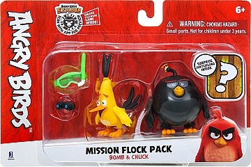 

Игровая фигурка "ANB Mission Flock Бомб и Чак" - Angry Birds Jazwares (20-753134)
