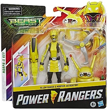 

Игровой набор Могучие рейнджеры, Желтый Рейнджер и Морфин Jax Beastbot - Power Rangers Hasbro (20-873217)